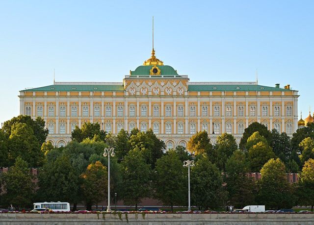 Grand Kremlin Palace in summer sunset light 2025-8