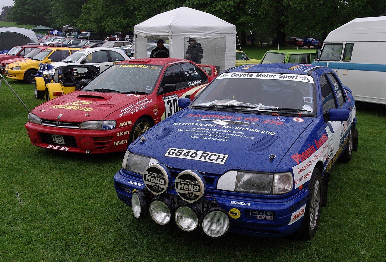 Nottingham Autokarna MMB 07 Subaru Impreza and Ford Escort