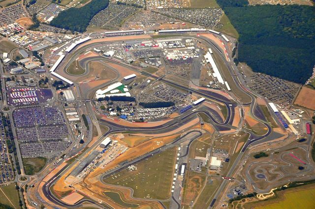 Silverstone, England, on Grand Prix day